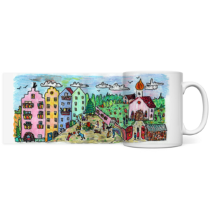 Panorama Tasse Freier Platz