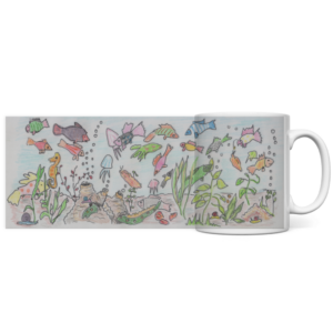 Panorama Tasse Fische