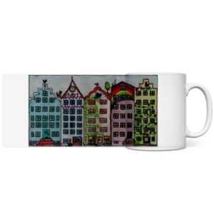Panorama Tasse Häuser
