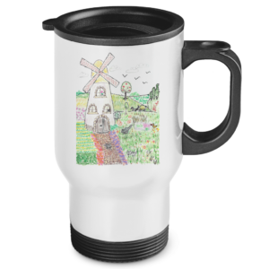 Edelstahl-Thermobecher Windmühle
