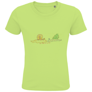 Kids Premium Bio T-Shirt Die Welt ist Bunt - Schnecken