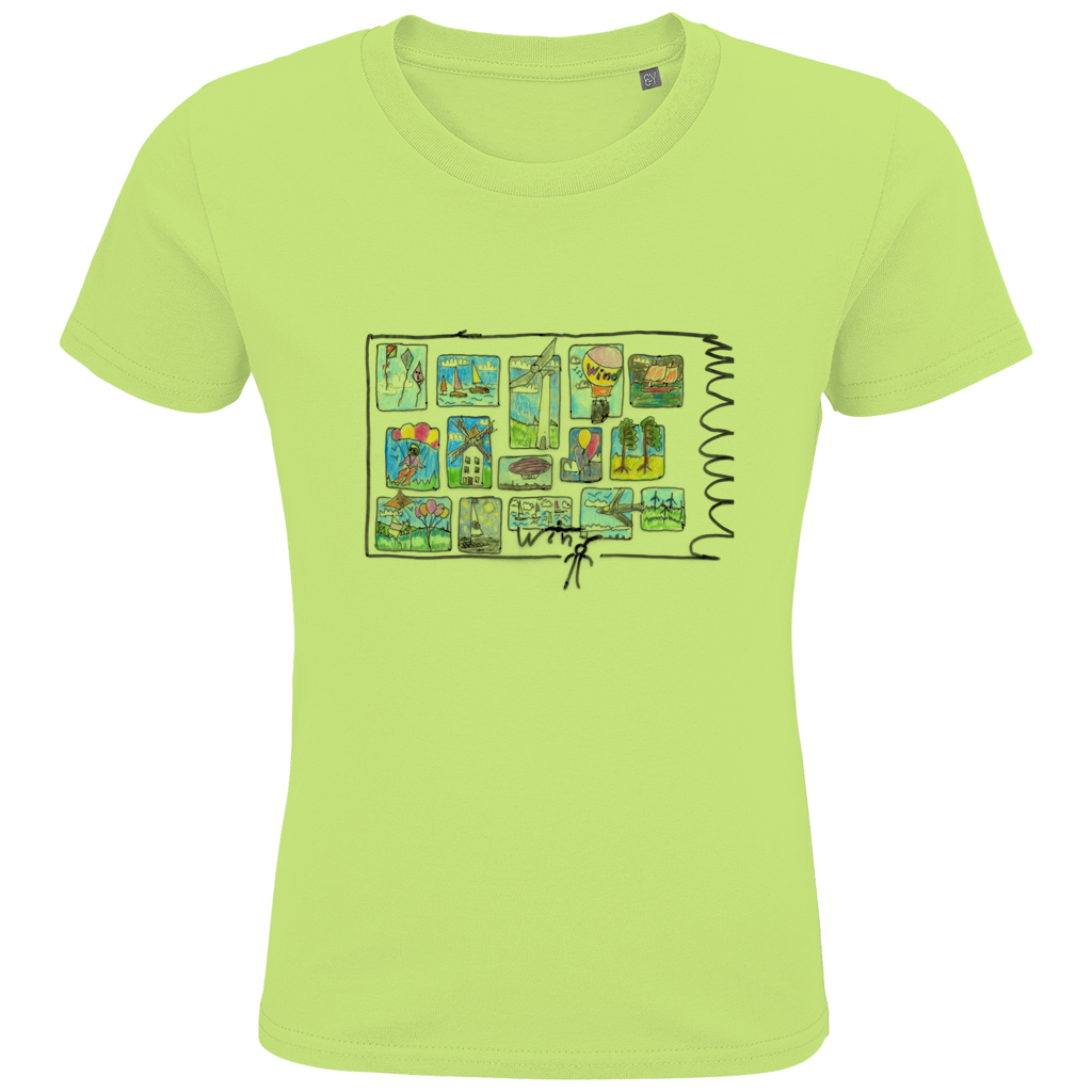 Kids Premium Bio T-Shirt Wind – Bild 2