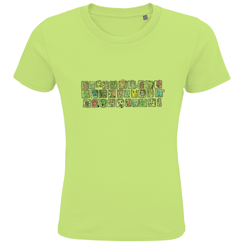 Kids Premium Bio T-Shirt Köpfe