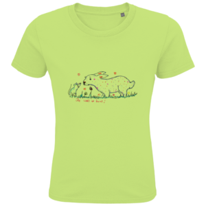 Kids Premium Bio T-Shirt Die Welt ist Bunt - Maus und Hase