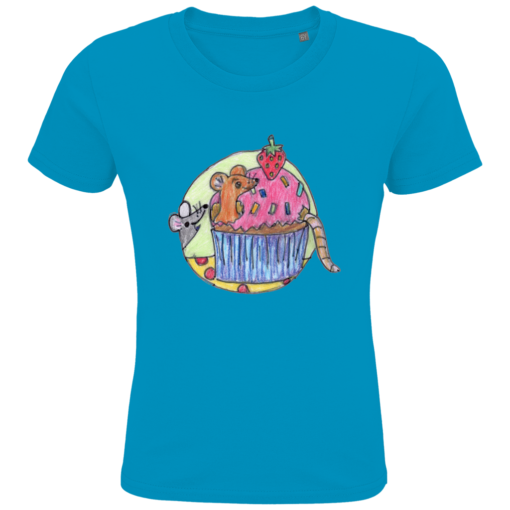 Kids Premium Bio T-Shirt Mäuse – Bild 3
