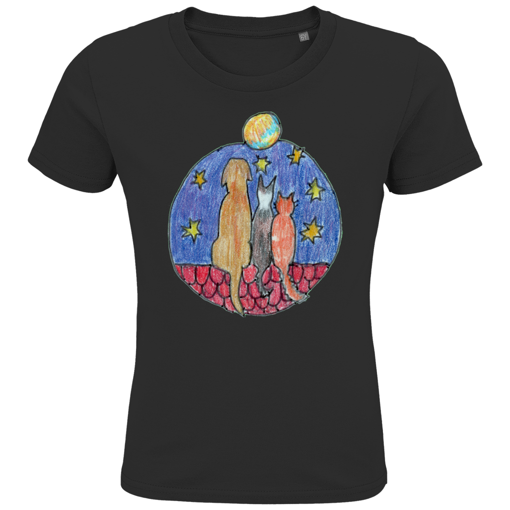 Kids Premium Bio T-Shirt Freunde – Bild 4