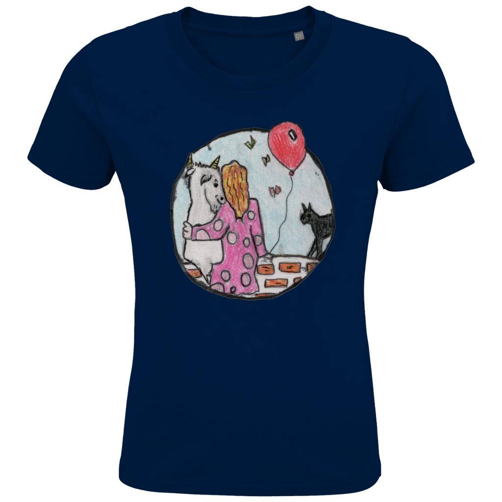 Kids Premium Bio T-Shirt Ziege – Bild 5