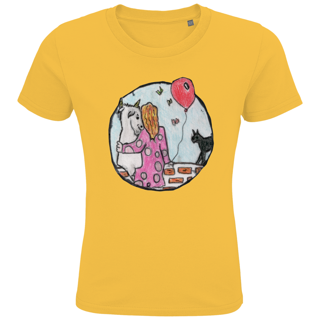 Kids Premium Bio T-Shirt Ziege – Bild 6