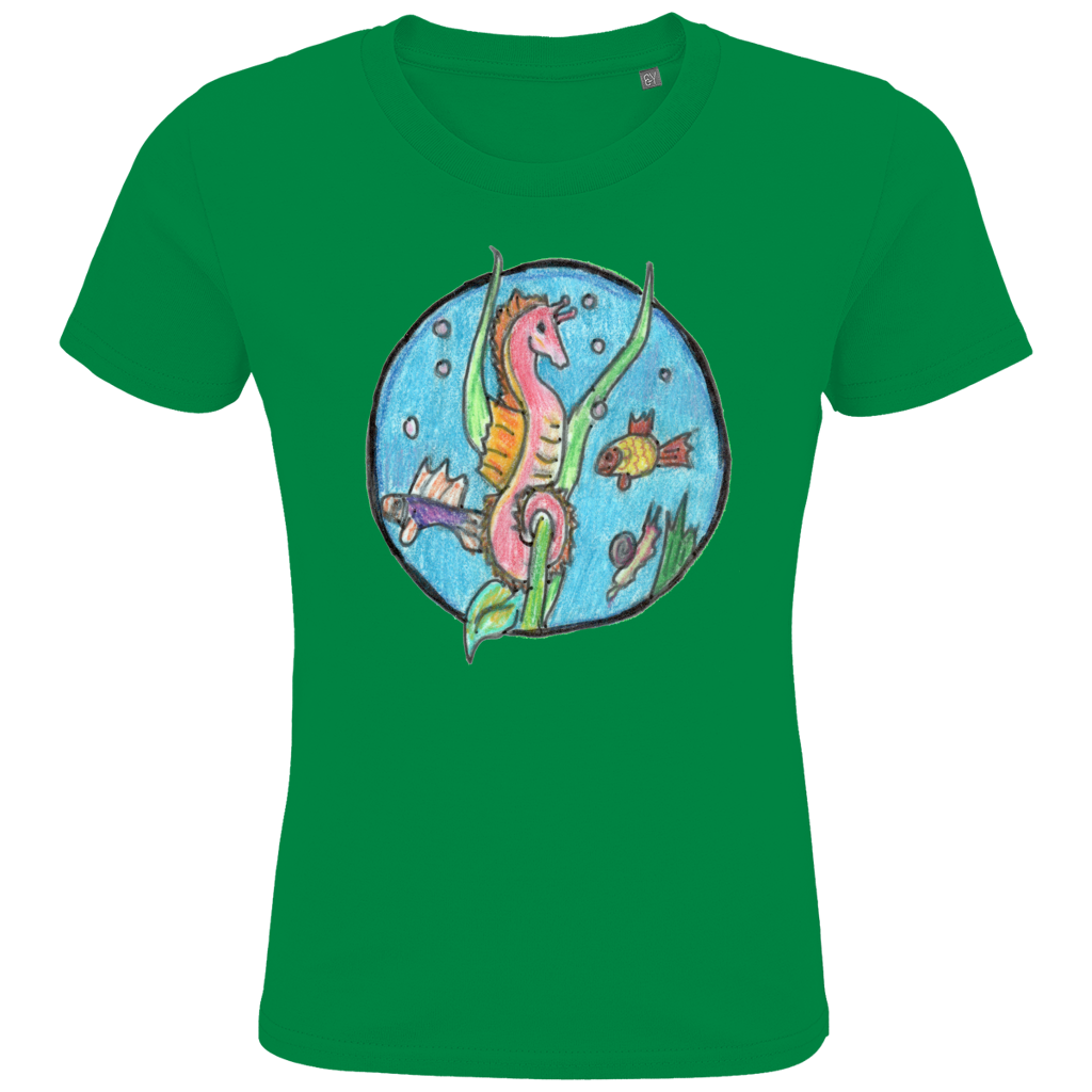 Kids Premium Bio T-Shirt Seepferdchen – Bild 7