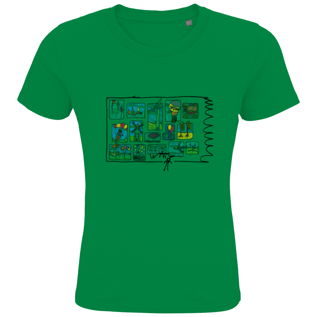 Kids Premium Bio T-Shirt Wind – Bild 4