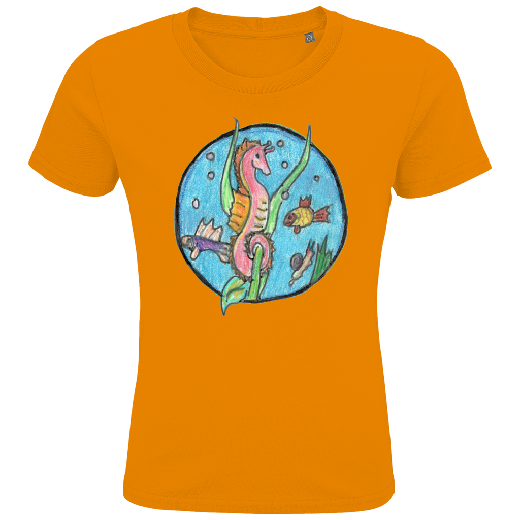 Kids Premium Bio T-Shirt Seepferdchen – Bild 8