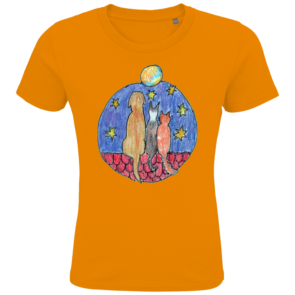 Kids Premium Bio T-Shirt Freunde – Bild 8