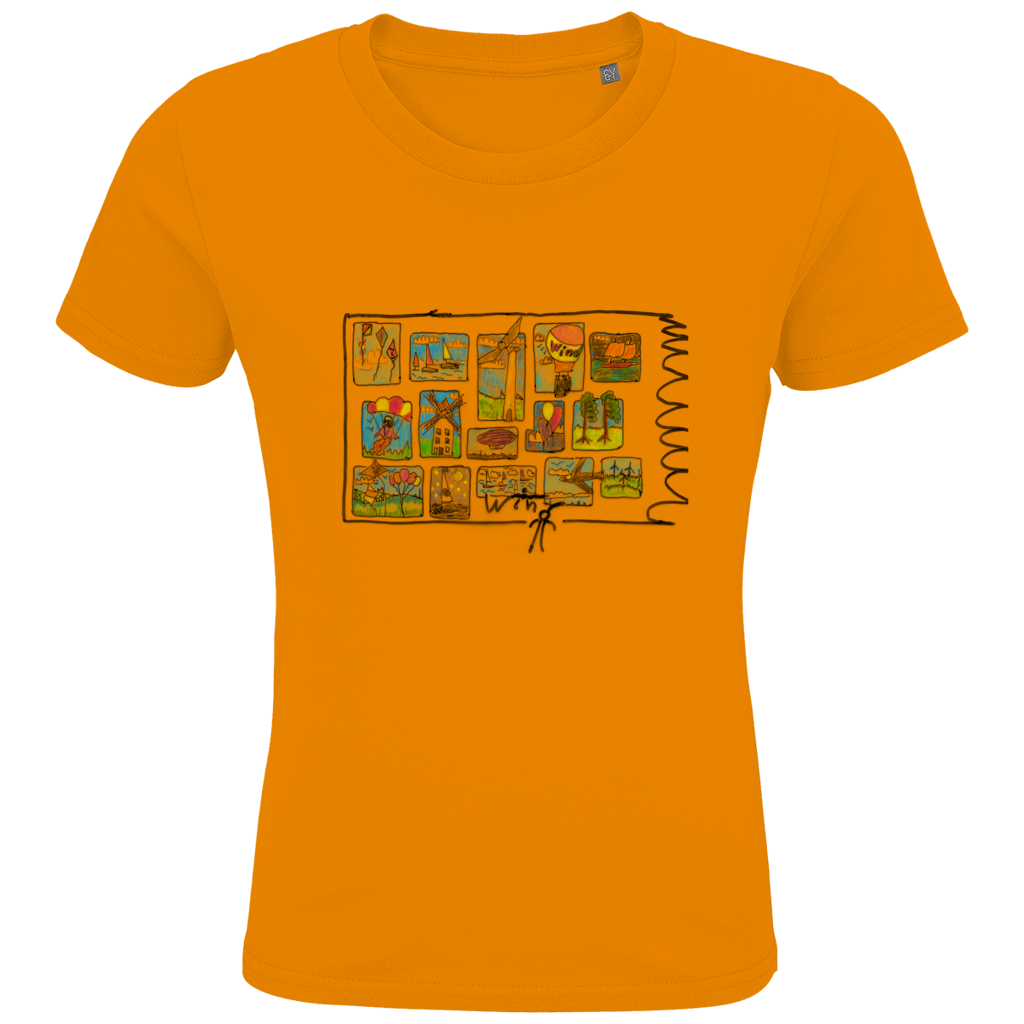 Kids Premium Bio T-Shirt Wind – Bild 5