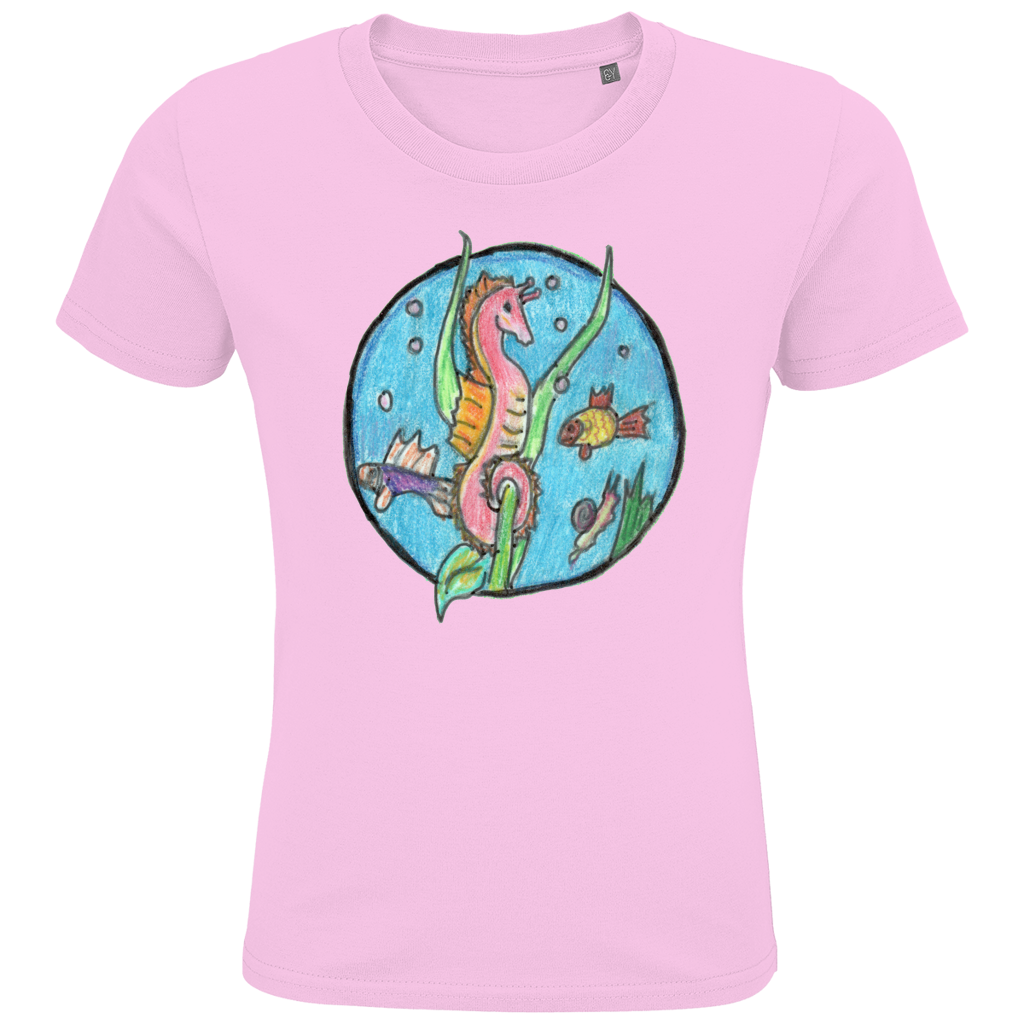 Kids Premium Bio T-Shirt Seepferdchen – Bild 9