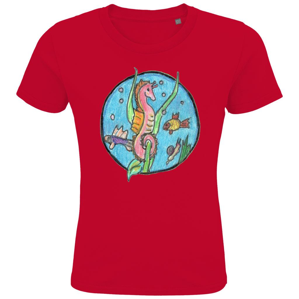 Kids Premium Bio T-Shirt Seepferdchen – Bild 10