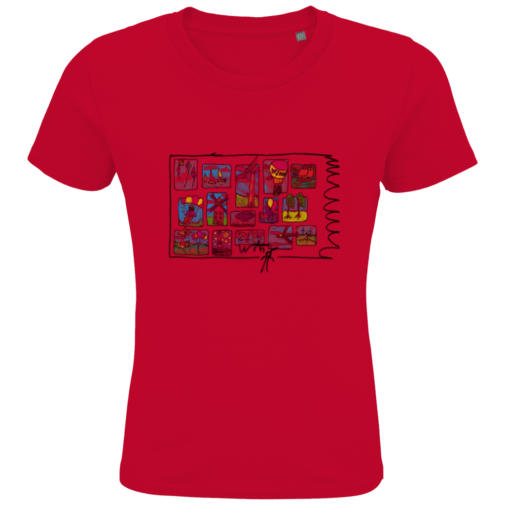 Kids Premium Bio T-Shirt Wind – Bild 7