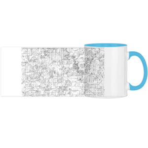 Panorama Tasse zweifarbig FindTheCat 01