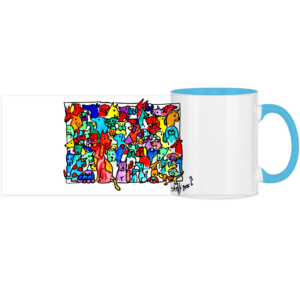 Panorama Tasse zweifarbig FindTheCat 04