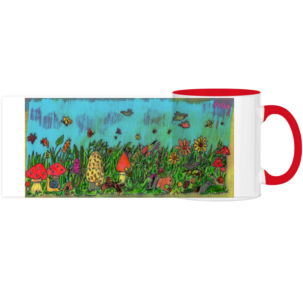 Panorama Tasse zweifarbig Pilzwiese – Bild 5