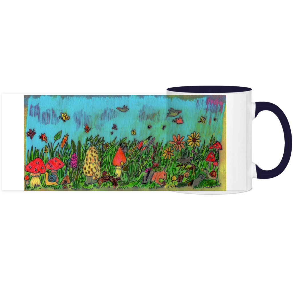 Panorama Tasse zweifarbig Pilzwiese – Bild 11