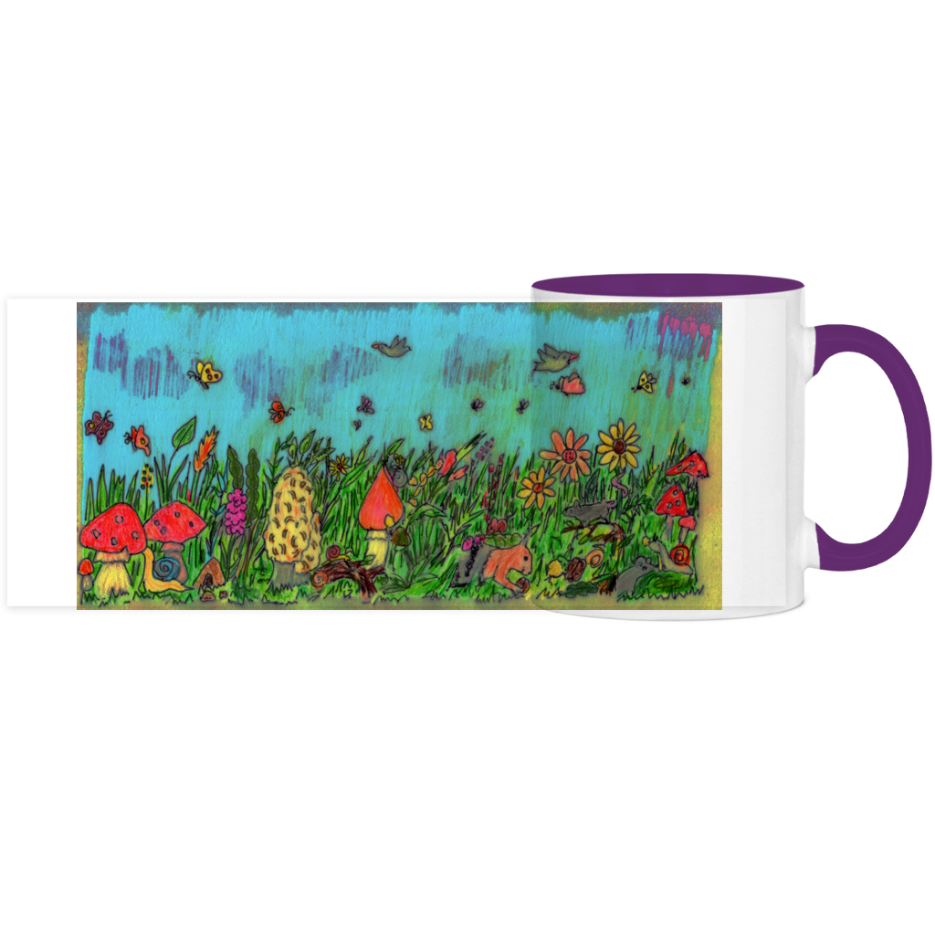 Panorama Tasse zweifarbig Pilzwiese – Bild 13