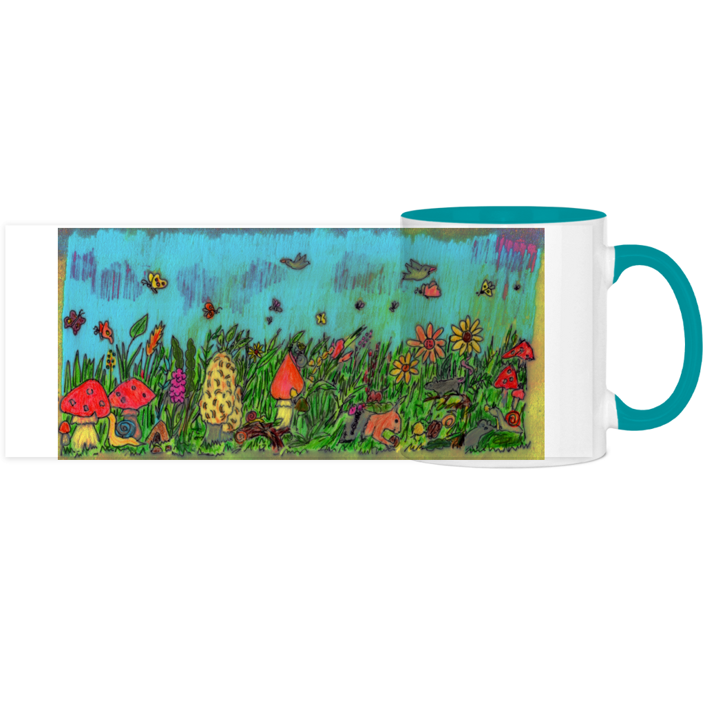 Panorama Tasse zweifarbig Pilzwiese – Bild 14