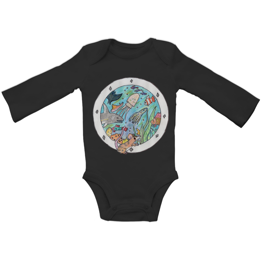 Baby Bio Bodysuite Langarm Bullauge – Bild 2