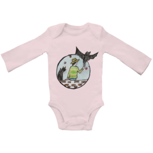 Baby Bio Bodysuite Langarm Fledermaus