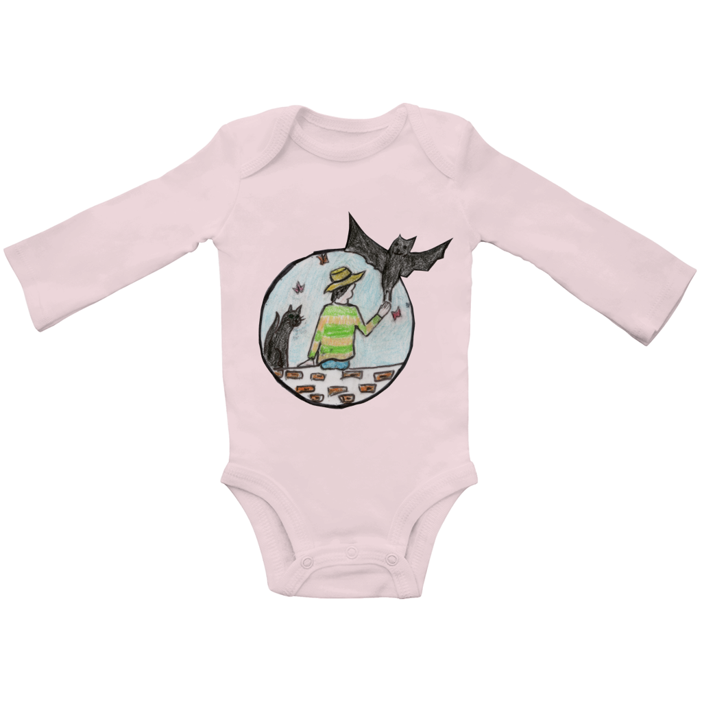 Baby Bio Bodysuite Langarm Fledermaus
