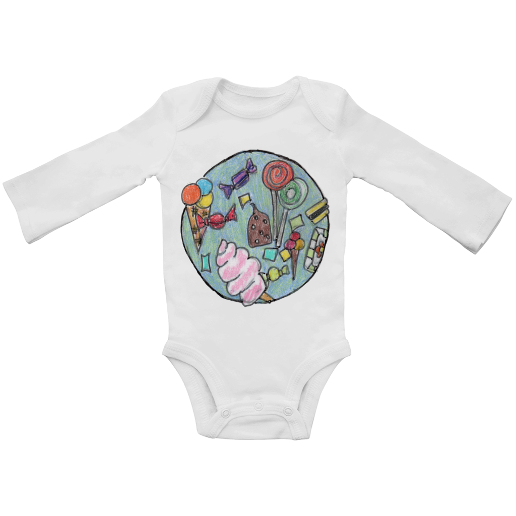 Baby Bio Bodysuite Langarm Eis – Bild 4