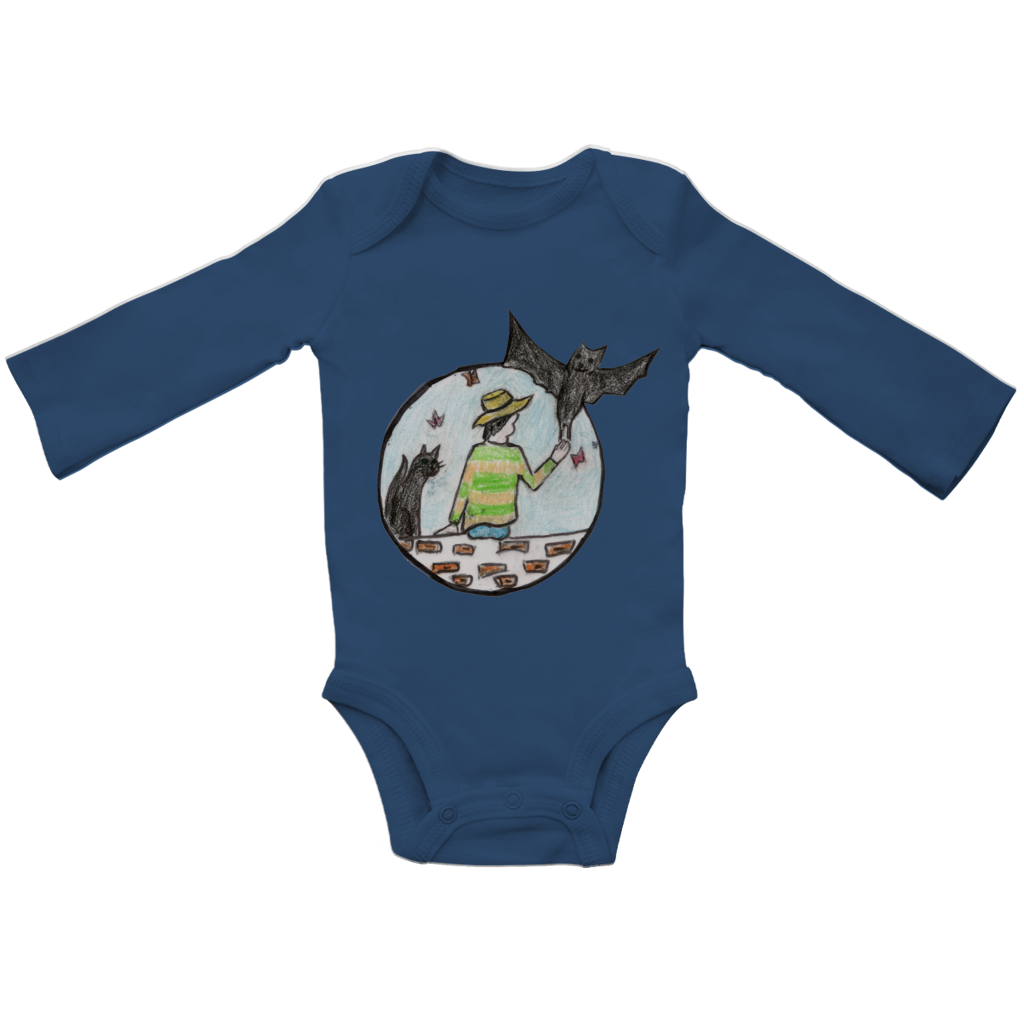 Baby Bio Bodysuite Langarm Fledermaus – Bild 5