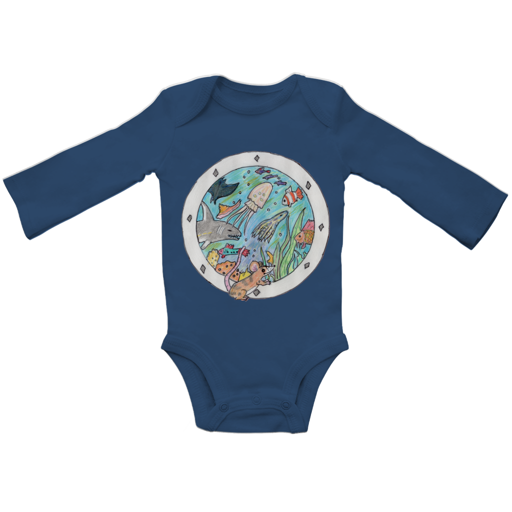 Baby Bio Bodysuite Langarm Bullauge – Bild 5