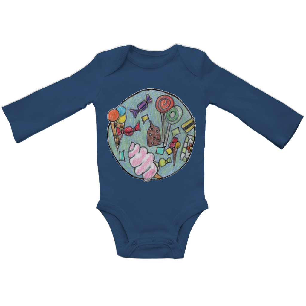 Baby Bio Bodysuite Langarm Eis – Bild 5