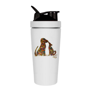 Fitness Shaker Blumenhunde