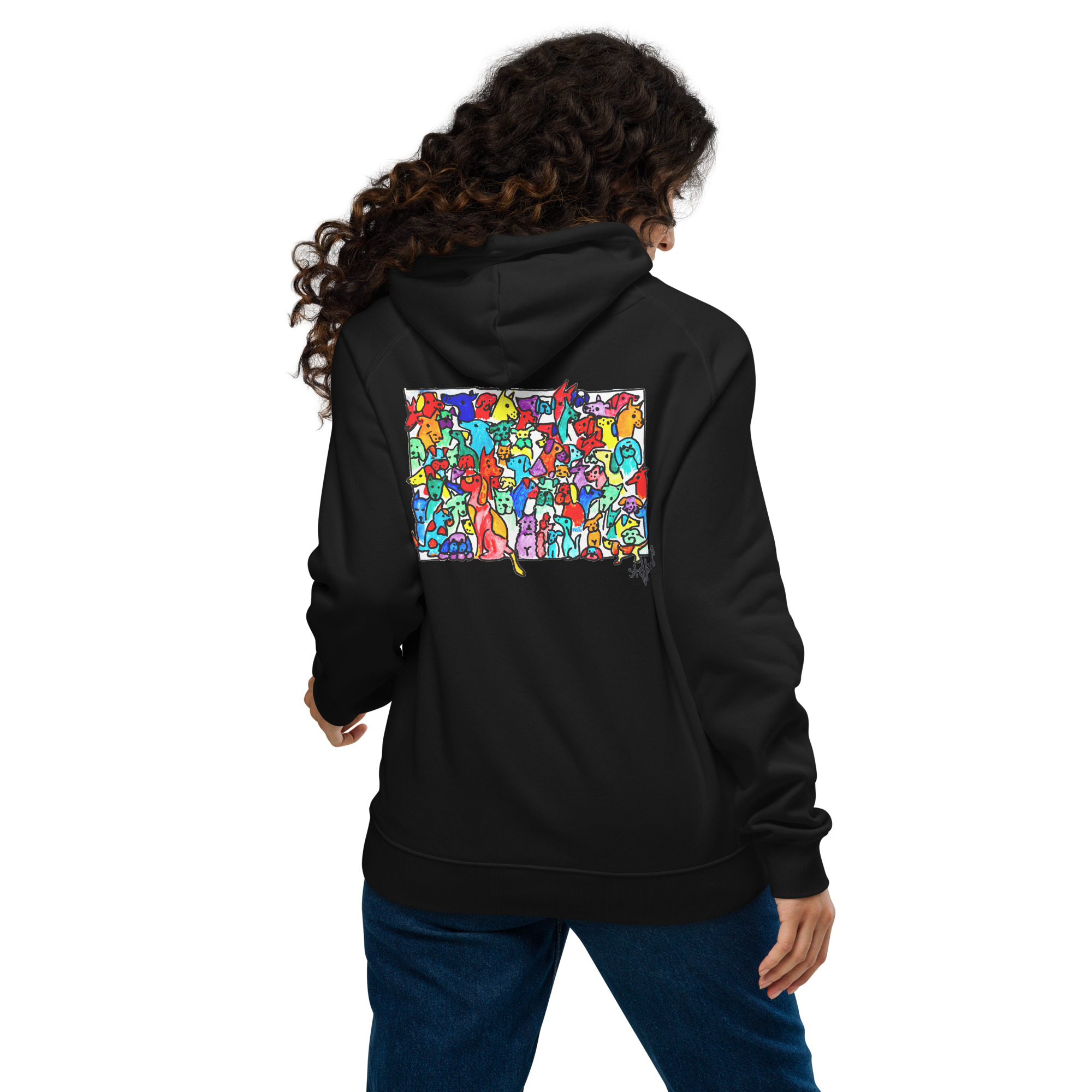 Bio Hoodie - Motiv FindTheCat4