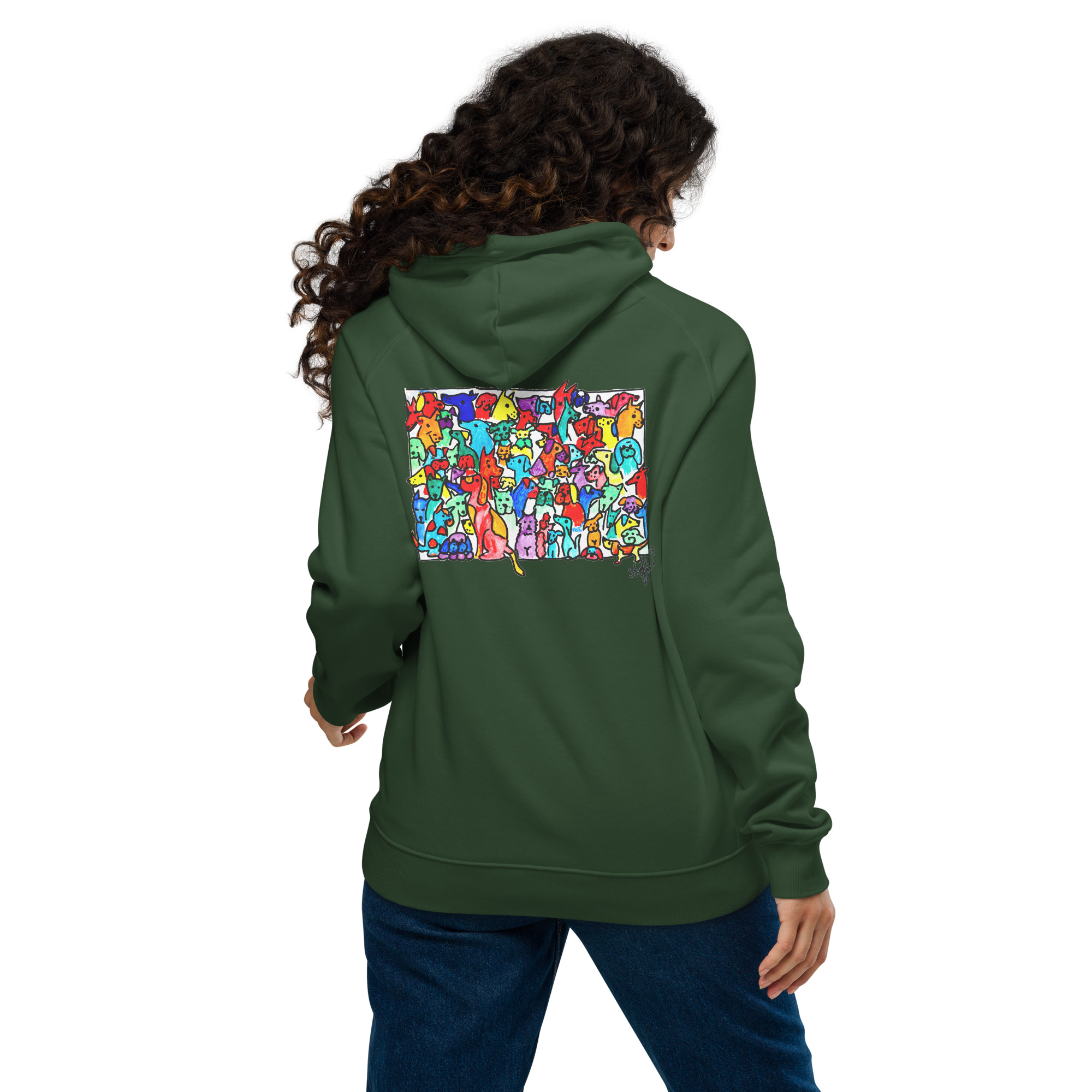 Bio Hoodie - Motiv FindTheCat4 – Bild 8