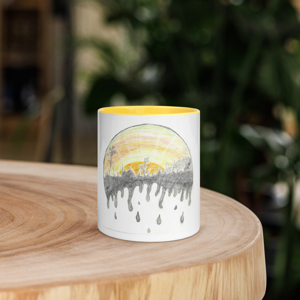 Tasse mit dem Motiv Sonnenuntergang